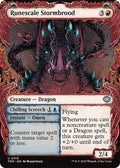 Runescale Stormbrood // Chilling Screech TDM 316 NM Magic: The Gathering