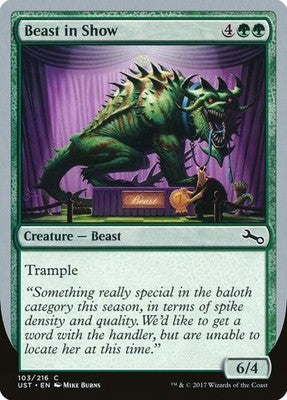 Beast in Show UST 103c NM Magic: The Gathering