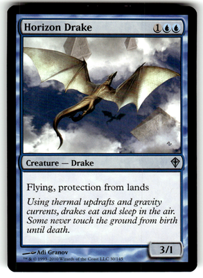 Horizon Drake Worldwake 30 U Magic: The Gathering Near Mint