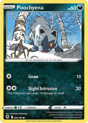 Poochyena 095/189 SWSH10: Astral Radiance Pokémon TCG
