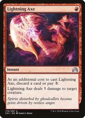 Lightning Axe SOI 170 NM Magic: The Gathering