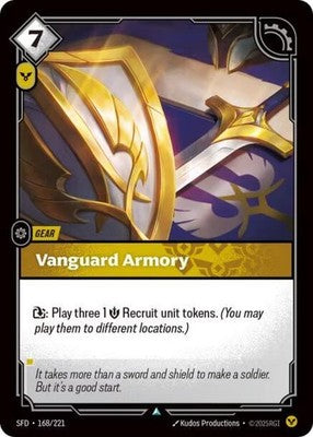 Vanguard Armory 168/221 Spiritforged Foil Riftbound: League of Legends