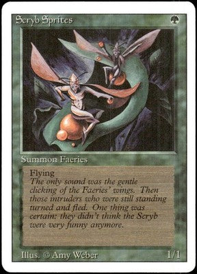 Scryb Sprites Revised Edition C Magic: The Gathering Lightly Played