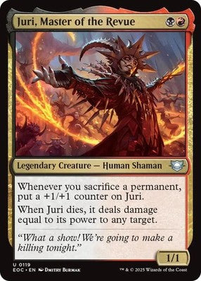 Juri, Master of the Revue EOC 119 NM Magic: The Gathering