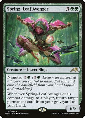 Spring-Leaf Avenger NEO 208 NM Magic: The Gathering
