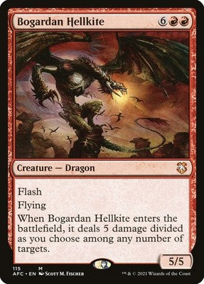 Bogardan Hellkite AFC 115 NM Magic: The Gathering