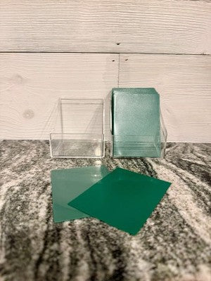 Deck Box with 100 Green Back Card Sleeves