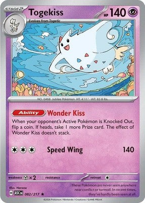 Togekiss 082/217 ME: Ascended Heroes Holofoil Pokémon TCG