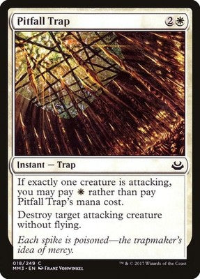 Pitfall Trap MM3 18 NM Magic: The Gathering