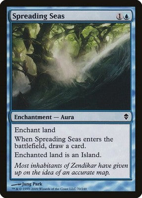 Spreading Seas ZEN 70 NM Magic: The Gathering