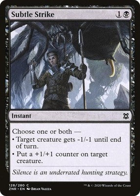 Subtle Strike ZNR 128 NM Magic: The Gathering