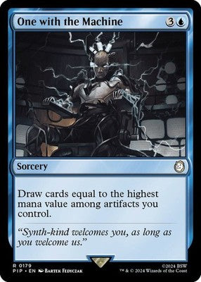 One with the Machine PIP 179 NM Magic: The Gathering