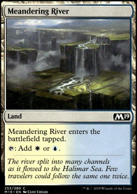 Meandering River Core Set 2019 253 C Magic: The Gathering Near Mint