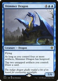 Shimmer Dragon ELD 317 NM Magic: The Gathering