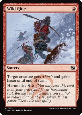 Wild Ride TDM 132 NM Magic: The Gathering