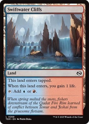 Swiftwater Cliffs TDM 268 NM Magic: The Gathering