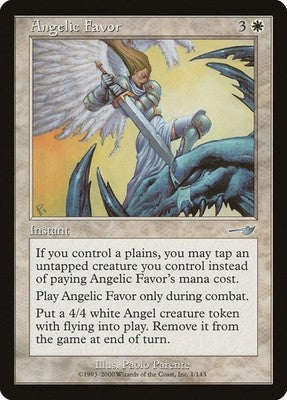 Angelic Favor NEM 1 NM Magic: The Gathering