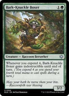 Bark-Knuckle Boxer BLB 164 NM Magic: The Gathering