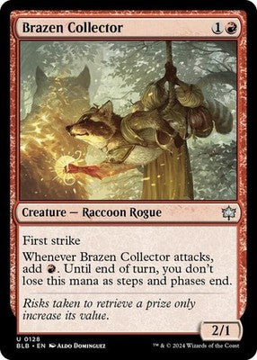 Brazen Collector BLB 128 NM Magic: The Gathering