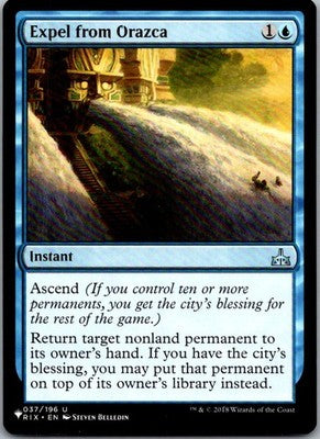 Expel from Orazca 37 Uncommon Rivals of Ixalan Magic: The Gathering Near Mint