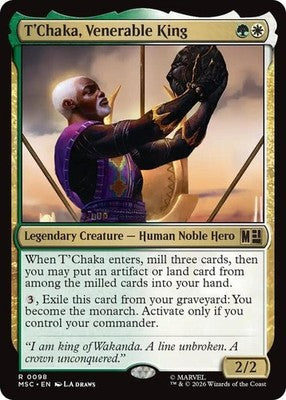 T'Chaka, Venerable King MSC 98 NM Magic: The Gathering