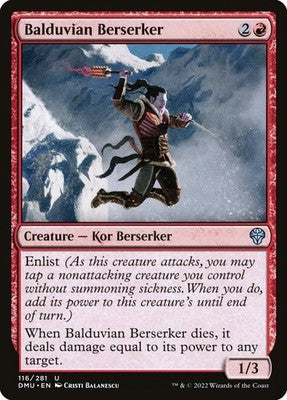 Balduvian Berserker DMU 116 NM Magic: The Gathering