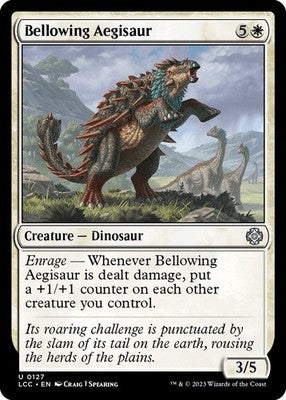 Bellowing Aegisaur LCC 127 NM Magic: The Gathering