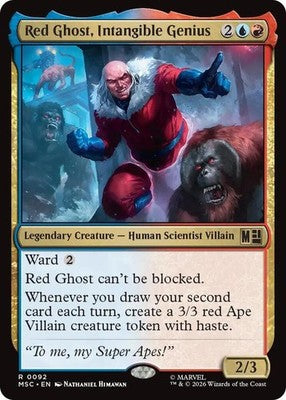 Red Ghost, Intangible Genius MSC 92 NM Magic: The Gathering