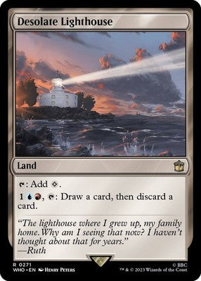 Desolate Lighthouse WHO 271 NM Magic: The Gathering