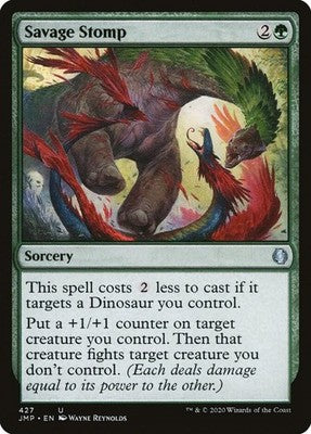 Savage Stomp JMP 427 NM Magic: The Gathering