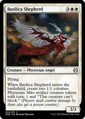 Basilica Shepherd ONE 4 NM Magic: The Gathering