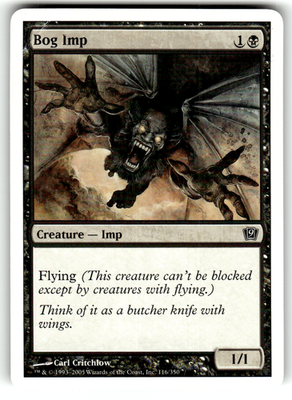 Bog Imp 9th Edition 116 C Magic: The Gathering Moderately Played