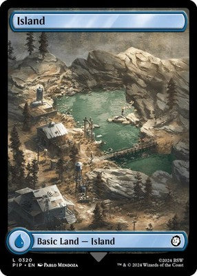 Island PIP 320 NM Magic: The Gathering