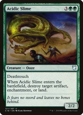 Acidic Slime C18 127 NM Magic: The Gathering