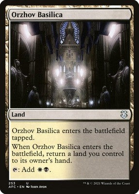 Orzhov Basilica AFC 253 NM Magic: The Gathering