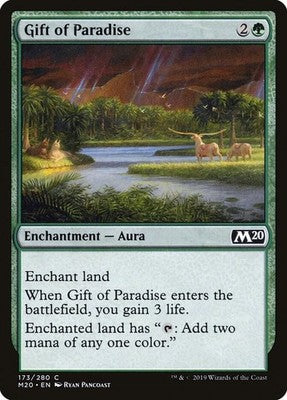 Gift of Paradise M20 173 NM Magic: The Gathering
