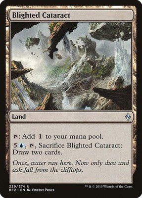 Blighted Cataract BFZ 229 NM Magic: The Gathering