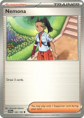 Nemona 180/198 SV01: Scarlet & Violet Base Set Reverse Holofoil Pokémon TCG