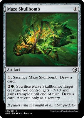 Maze Skullbomb ONE 231 NM Magic: The Gathering