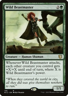 Wild Beastmaster MIC 146 NM Magic: The Gathering