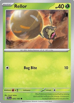 Rellor 025/193 SV02: Paldea Evolved Pokémon TCG