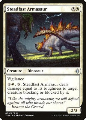 Steadfast Armasaur XLN 39 NM Magic: The Gathering
