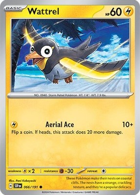Wattrel 066/191 SV08: Surging Sparks Pokémon TCG