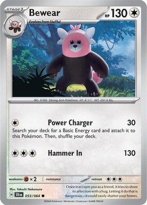 Bewear 053/064 SV: Shrouded Fable Pokémon TCG