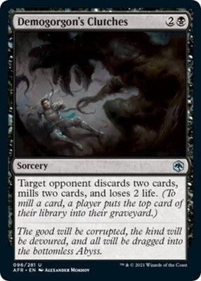 Demogorgon's Clutches AFR 96 NM Magic: The Gathering