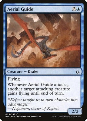 Aerial Guide HOU 29 NM Magic: The Gathering