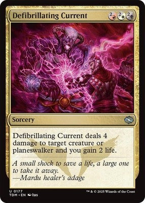 Defibrillating Current TDM 177 NM Magic: The Gathering