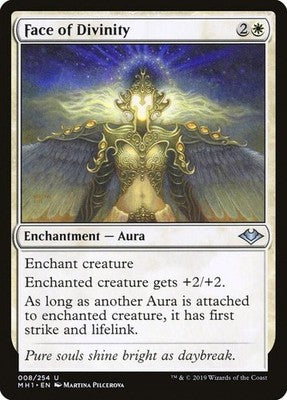 Face of Divinity MH1 8 NM Magic: The Gathering