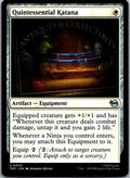 Quintessential Katana 0023 Teenage Mutant Ninja Turtles Magic: The Gathering NM
