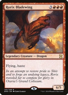 Rorix Bladewing EMA 145 NM Magic: The Gathering